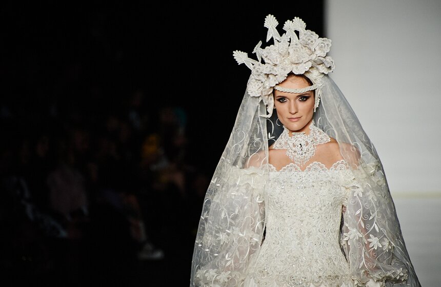 Показ Вячеслава Зайцева открыл Mercedes-Benz Fashion Week Russia 30 фото