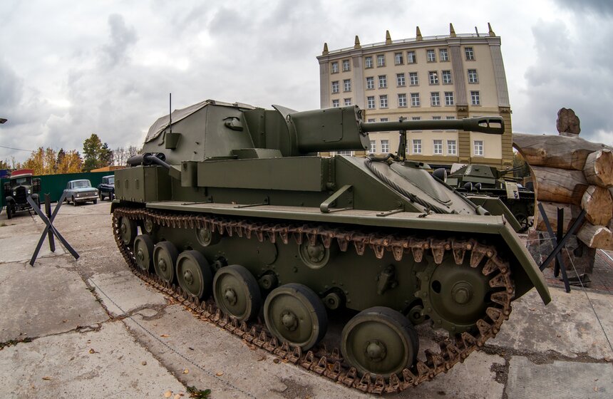Су-76 позднего выпуска, 1945 год