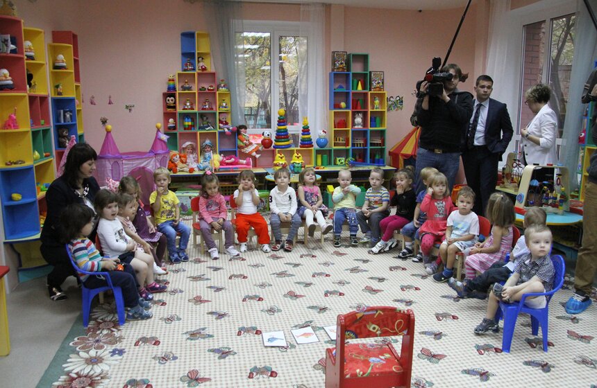 Сергей Собянин посетил частный детский сад на юге Москвы 5 фото
