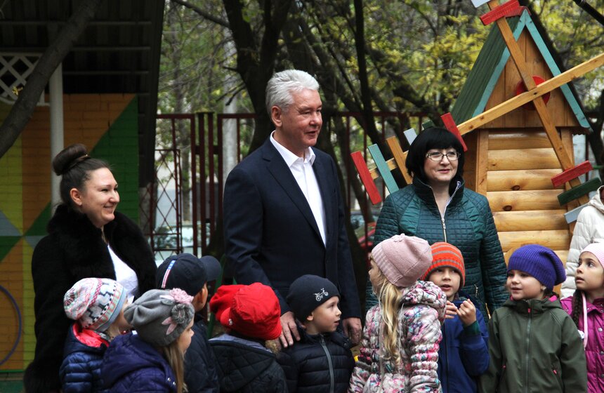 Сергей Собянин посетил частный детский сад на юге Москвы 3 фото