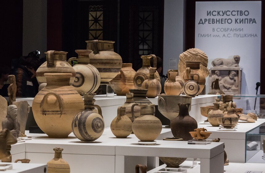 В ГМИИ имени Пушкина проходит выставка искусства древнего Кипра 8 фото