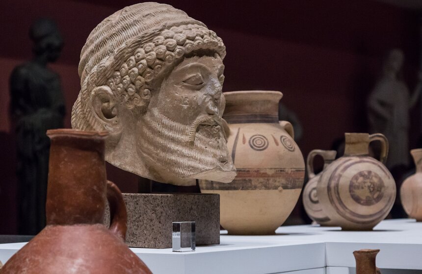 В ГМИИ имени Пушкина проходит выставка искусства древнего Кипра 22 фото