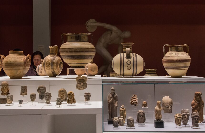 В ГМИИ имени Пушкина проходит выставка искусства древнего Кипра 18 фото