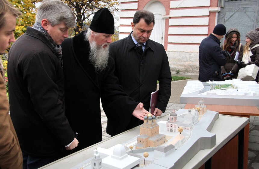 Сергей Собянин осмотрел место строительства парка "Зарядье" 7 фото