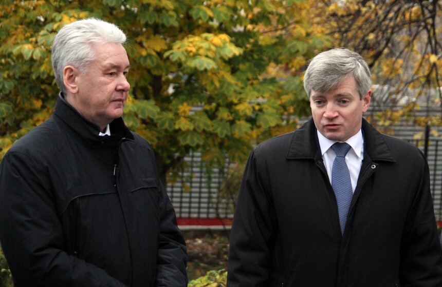 Сергей Собянин осмотрел место строительства парка "Зарядье" 10 фото