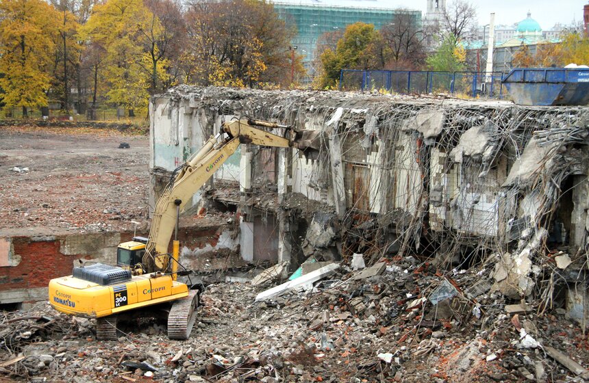 Сергей Собянин осмотрел место строительства парка "Зарядье" 16 фото