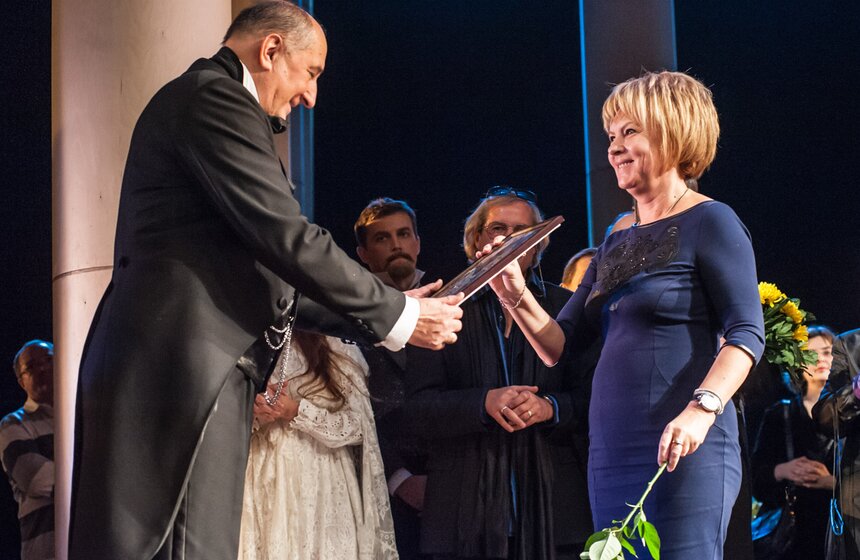 Артист Борис Клюев отметил свое 70-летие спектаклем "Маскарад" 4 фото