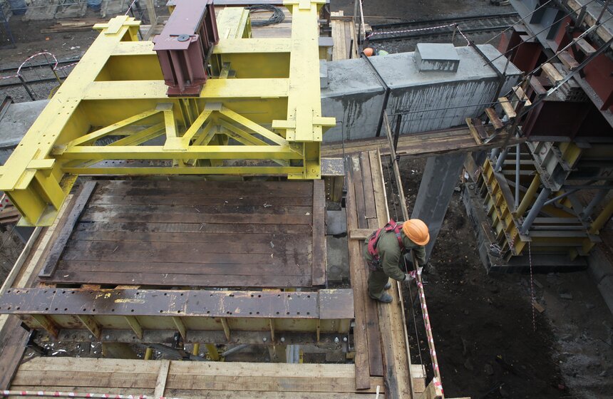 Как проходит реконструкция Ленинградского путепровода 20 фото