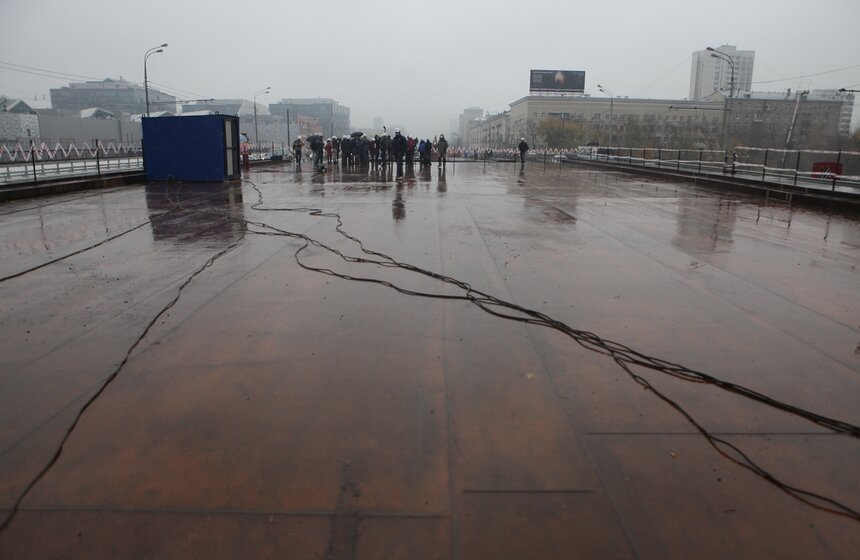 Как проходит реконструкция Ленинградского путепровода 25 фото