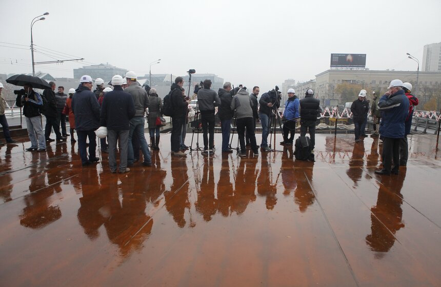 Как проходит реконструкция Ленинградского путепровода 24 фото