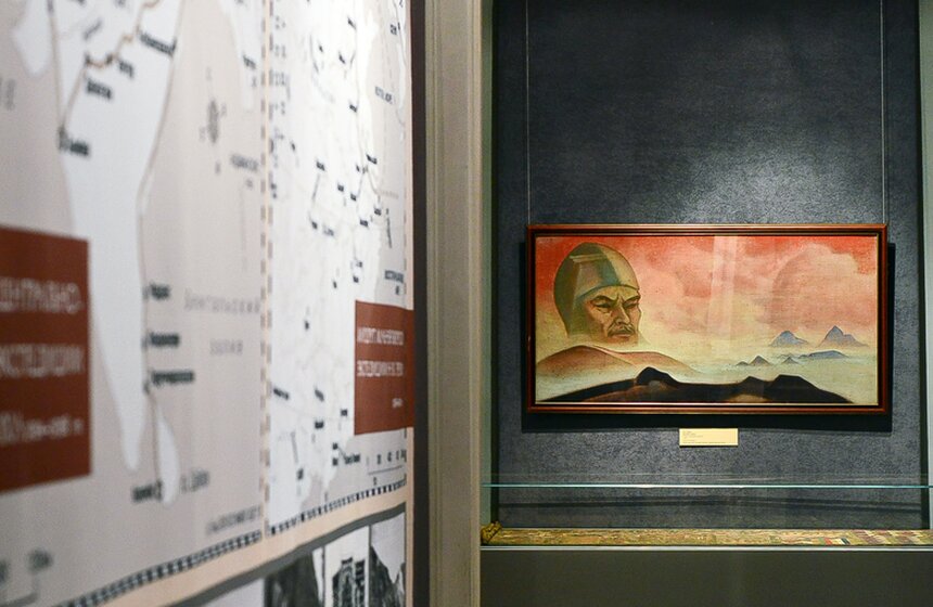 В музее Востока открылась выставка, посвященная семье Рерихов 20 фото