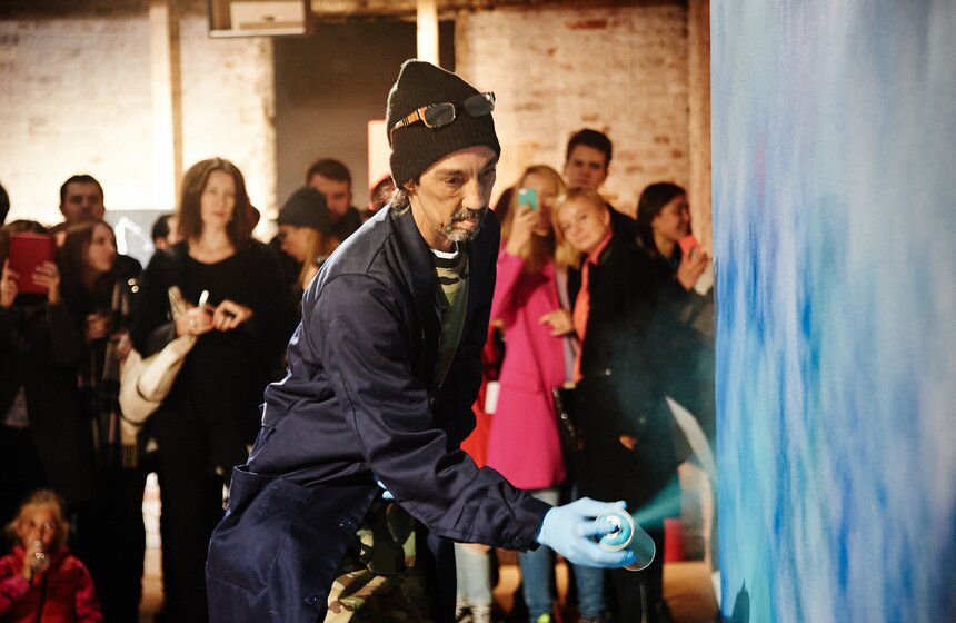 В МУАРе открылась выставка художника FUTURA "Изгиб времени" 22 фото