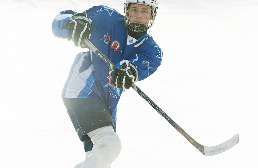 В парке Горького прошел матч звезд студенческого хоккея 12 фото