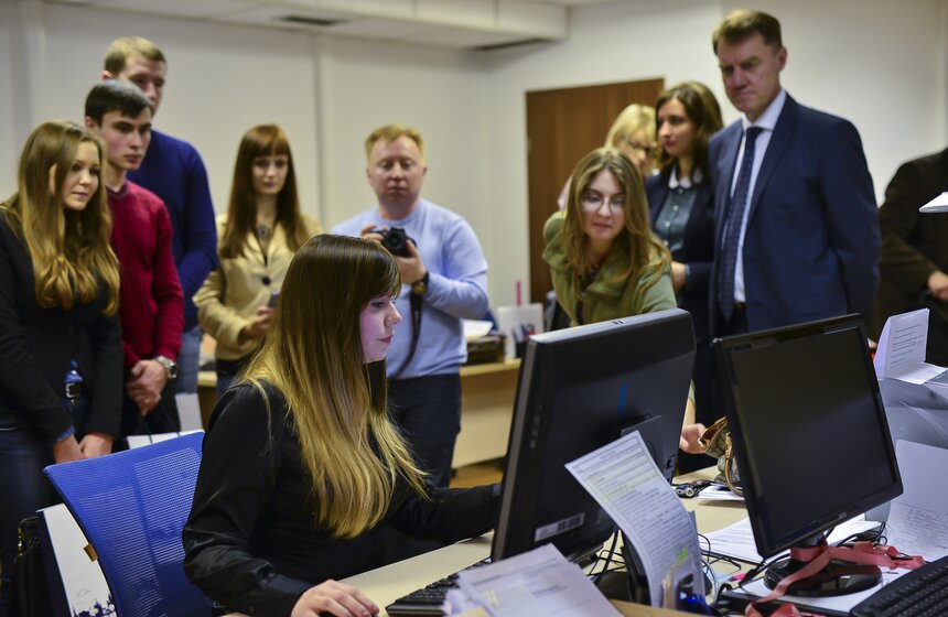 Учащиеся МАДИ посетили Московскую дорожную инспекцию 6 фото