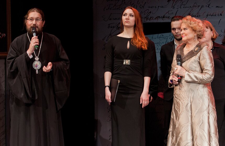 Валентина Талызина отметила юбилей на сцене театра Моссовета 25 фото