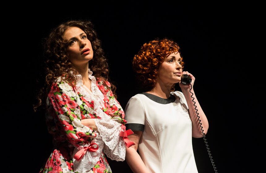 В театре Джигарханяна прошел спектакль "Не телефонный разговор" 5 фото