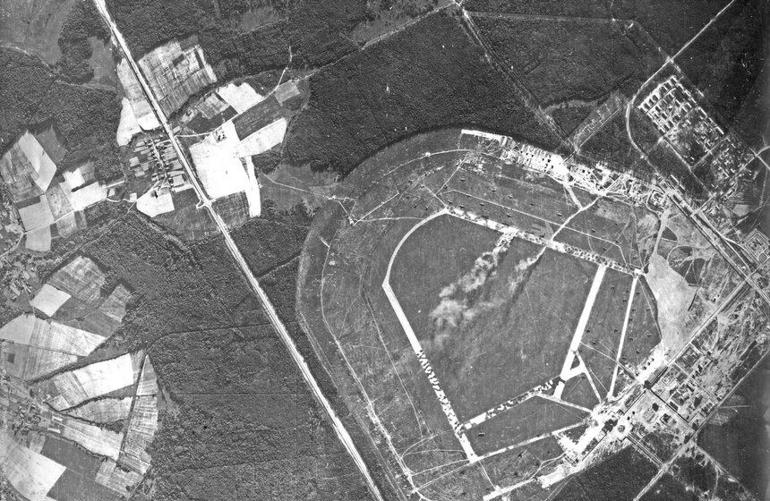 Немецкая аэросъемка. 1941 год<br />Фото: oldmos.ru