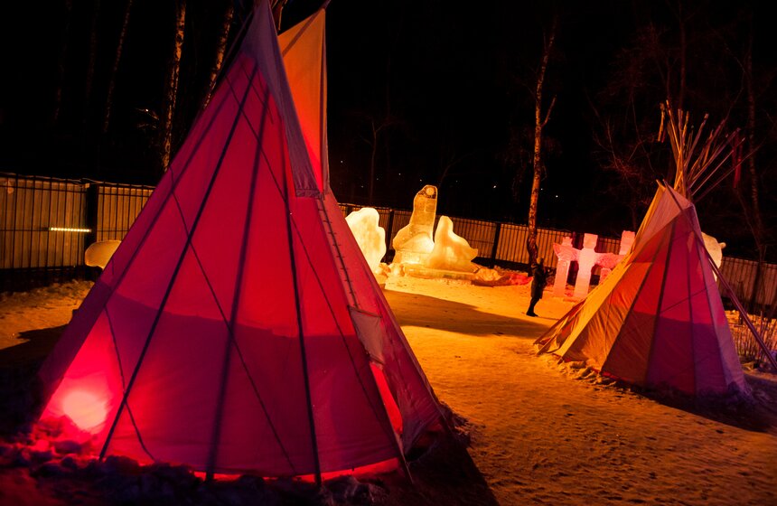 В Москве завершился конкурс ледяной скульптуры 17 фото