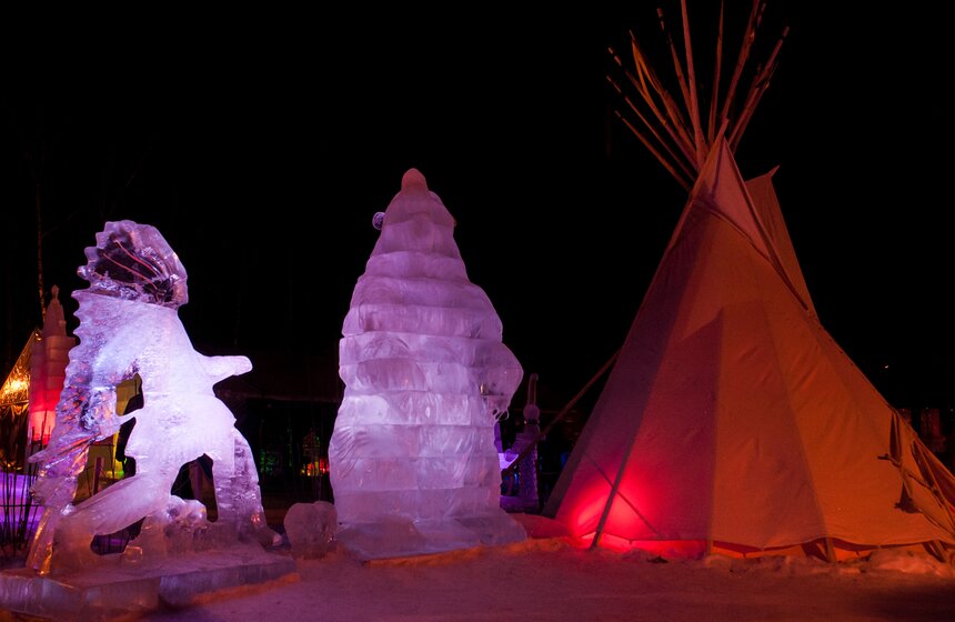 В Москве завершился конкурс ледяной скульптуры 5 фото
