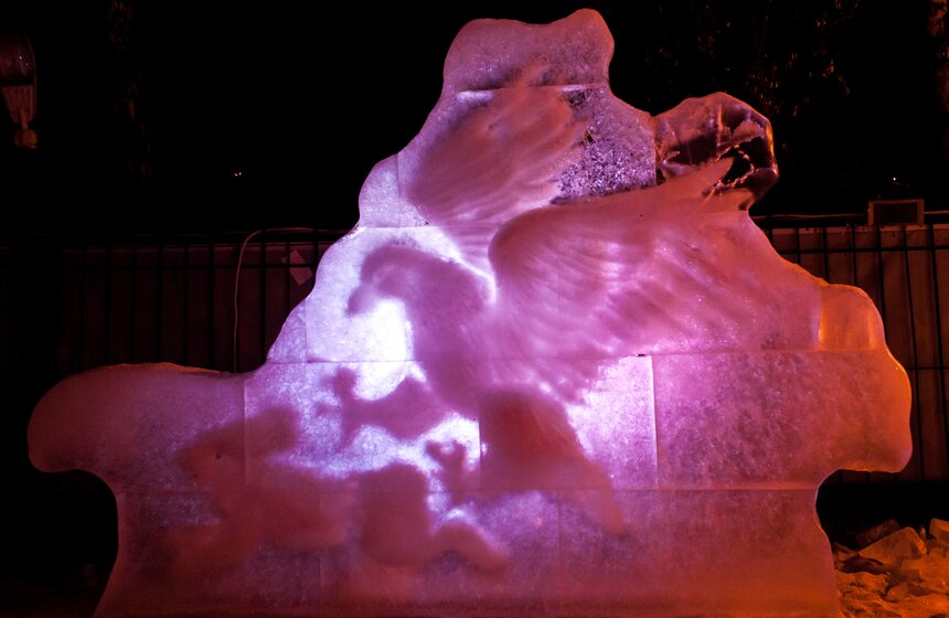 В Москве завершился конкурс ледяной скульптуры 3 фото