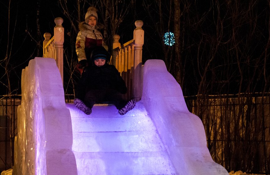 В Москве завершился конкурс ледяной скульптуры 14 фото