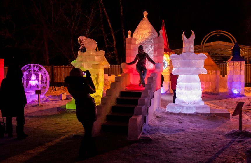 В Москве завершился конкурс ледяной скульптуры 12 фото