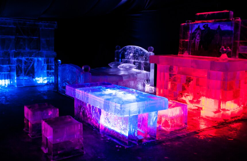 В Москве завершился конкурс ледяной скульптуры 11 фото