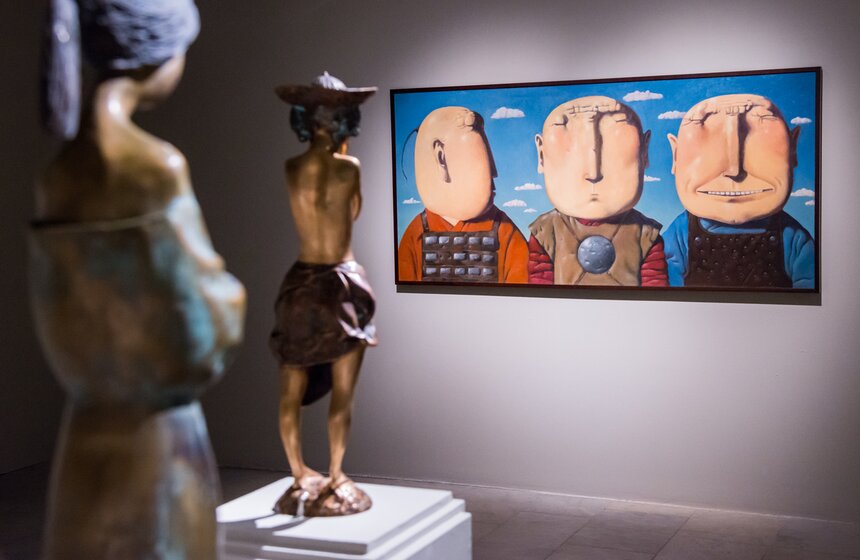 В Третьяковке открылась выставка "Воображаемая реальность" 19 фото