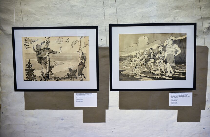 В столице открылась выставка карикатур на архитекторов 7 фото