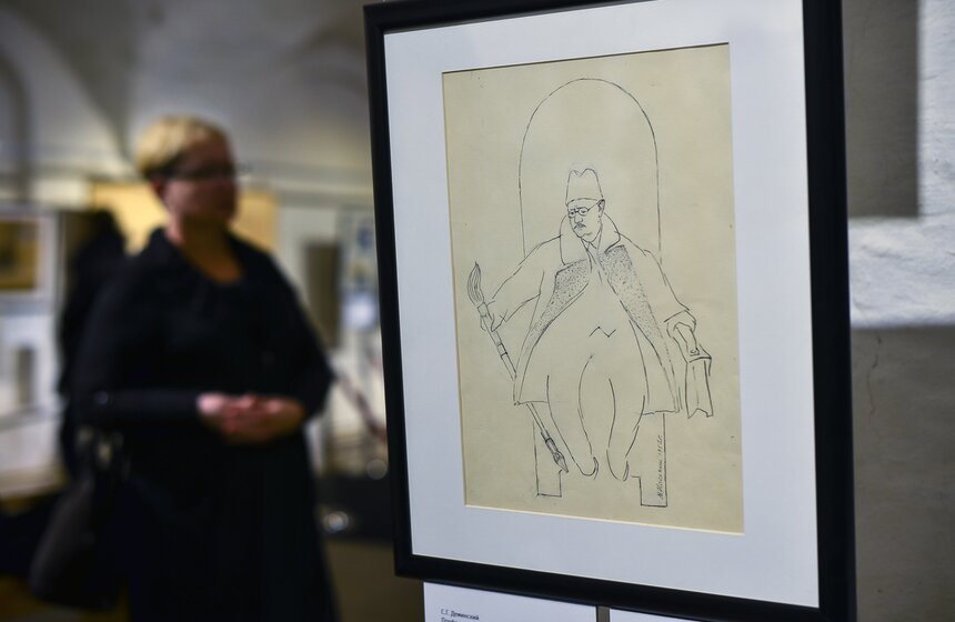 В столице открылась выставка карикатур на архитекторов 15 фото