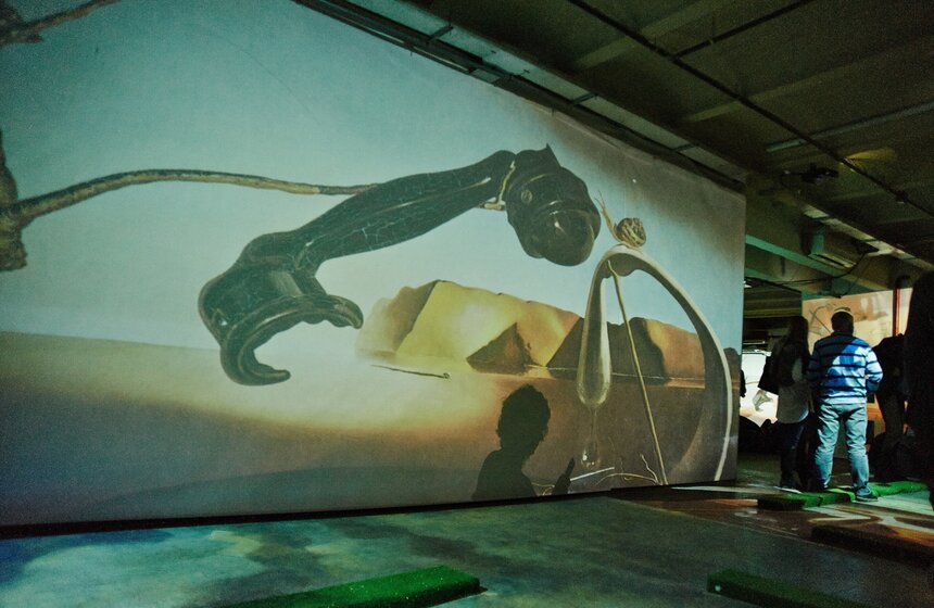 На выставке "Дали - живые полотна" прошел МузДжем 17 фото