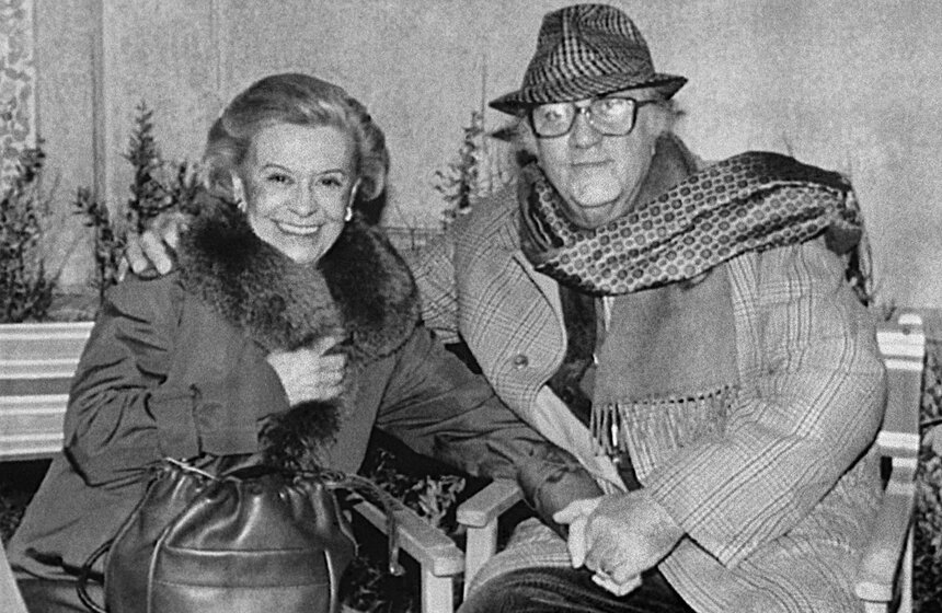 Федерико Феллини и Джульетта Мазина, 1992 год. Фото: ТАСС