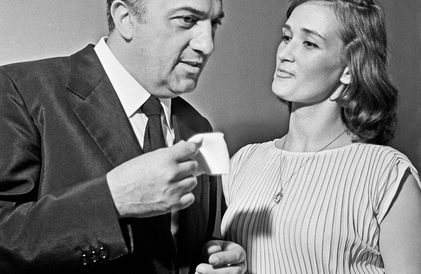 Зинаида Кириенко и Федерико Феллини, 1963 год. Фото: ТАСС/Мастюков Валентин