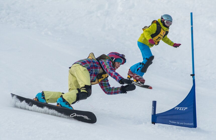 В Москве состоялись соревнования по параллельному слалому 3 фото