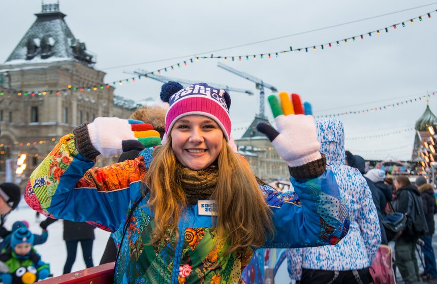 День зимних видов спорта прошел на ГУМ-катке 1 фото