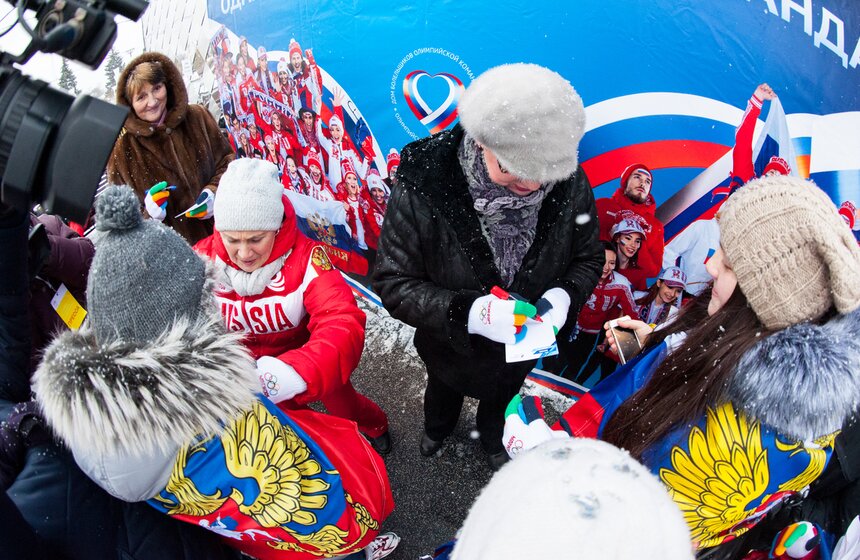 На ВДНХ прошел день зимних видов спорта 8 фото