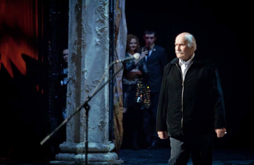 Владимир Зельдин отметил столетие в театре Российской армии 17 фото