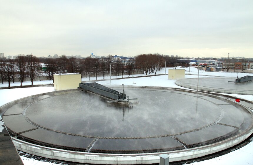 Сергей Собянин осмотрел обновленные очистные сооружения в ЮВАО 13 фото