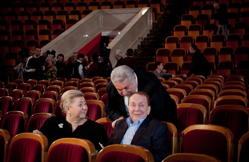 Владимир Зельдин отметил столетие в театре Российской армии 8 фото