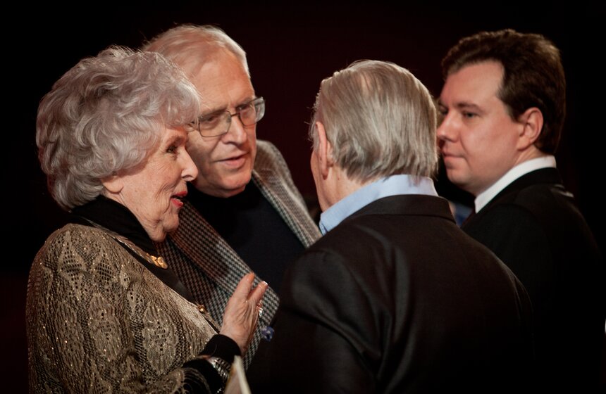 Владимир Зельдин отметил столетие в театре Российской армии 9 фото