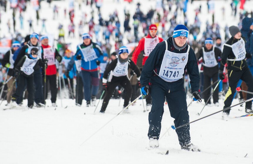 Стартовала XXXIII Всероссийская лыжная гонка "Лыжня России" 14 фото