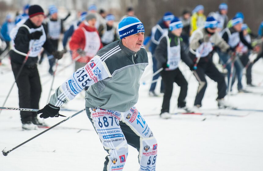 Стартовала XXXIII Всероссийская лыжная гонка "Лыжня России" 10 фото