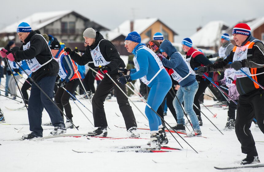 Стартовала XXXIII Всероссийская лыжная гонка "Лыжня России" 15 фото