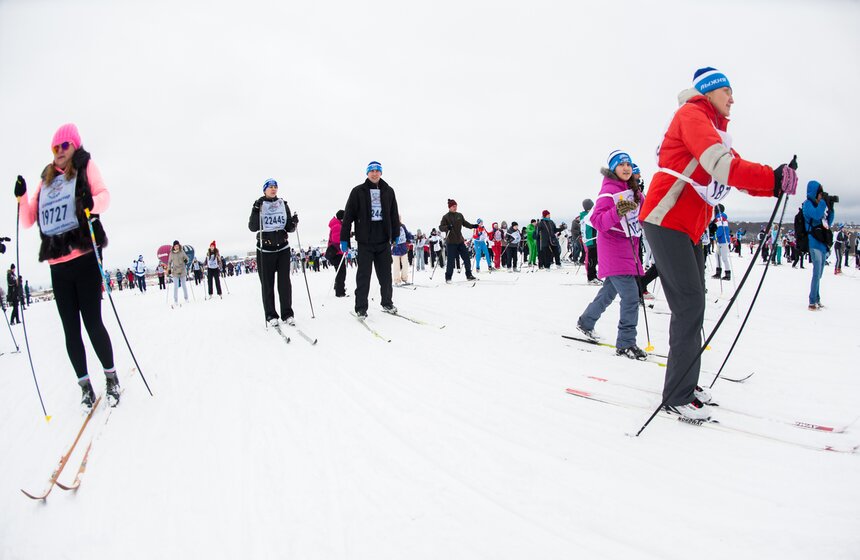 Стартовала XXXIII Всероссийская лыжная гонка "Лыжня России" 18 фото