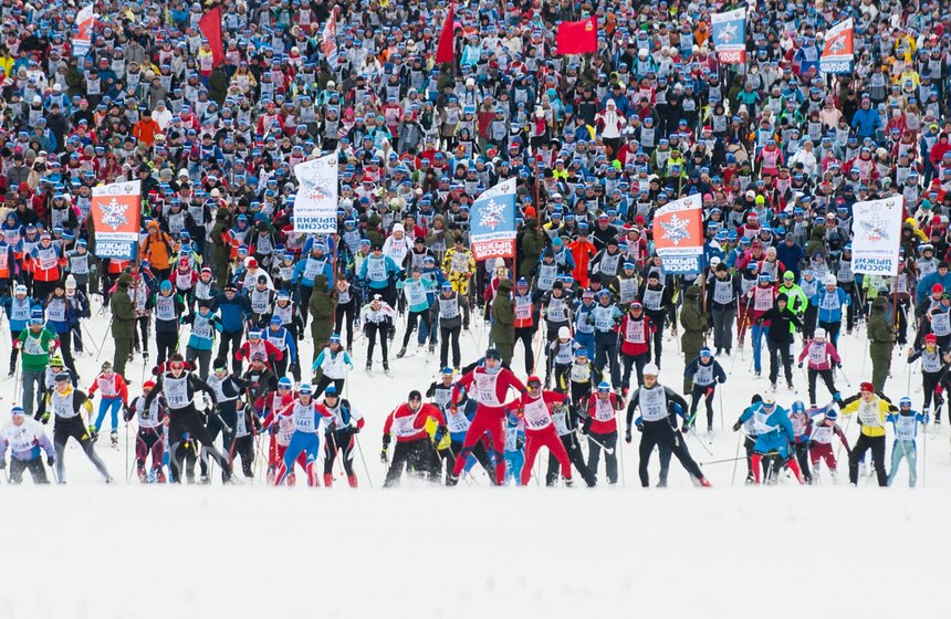 Стартовала XXXIII Всероссийская лыжная гонка "Лыжня России" 5 фото