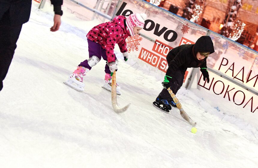 В саду "Эрмитаж" прошли дни зимних видов спорта 7 фото