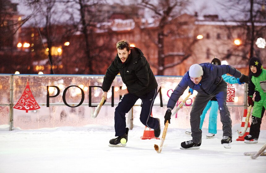 В саду "Эрмитаж" прошли дни зимних видов спорта 8 фото
