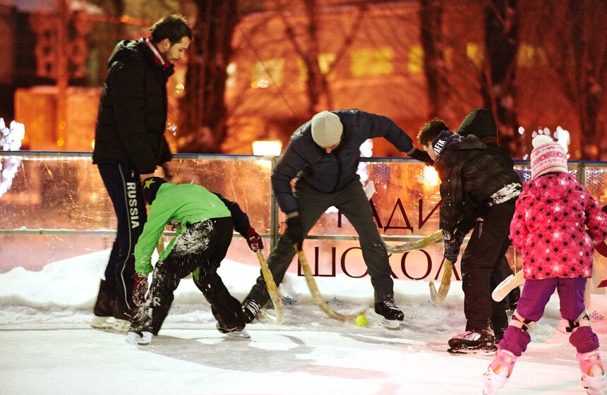 В саду "Эрмитаж" прошли дни зимних видов спорта 11 фото