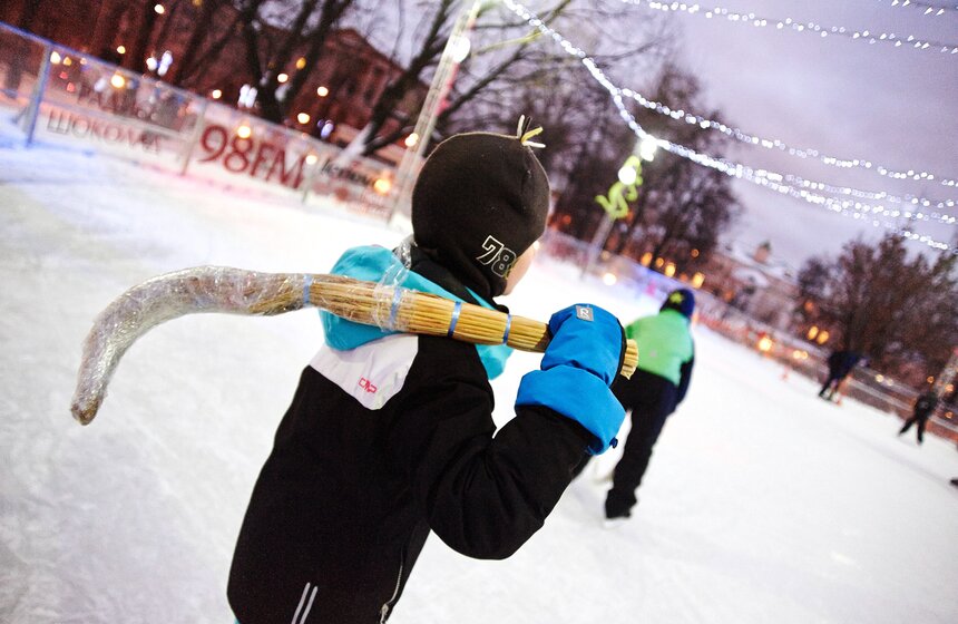 В саду "Эрмитаж" прошли дни зимних видов спорта 9 фото
