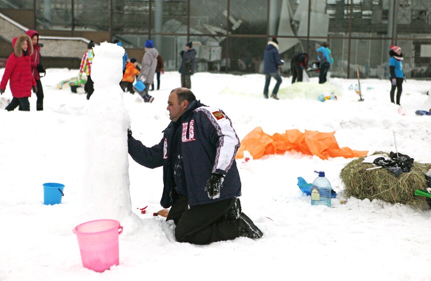 В столице прошла "Арт-битва снеговиков" 2 фото